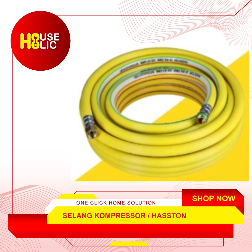 HASSTON Selang Kompresor 10 Meter / Connector Spray Hose 10M 3540-017