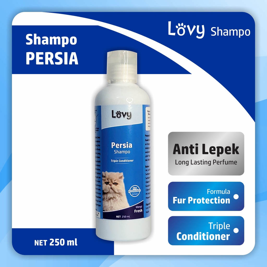 Shampo Kucing Persia Sampo Kucing Shampoo Kucing LOVY 250 ML