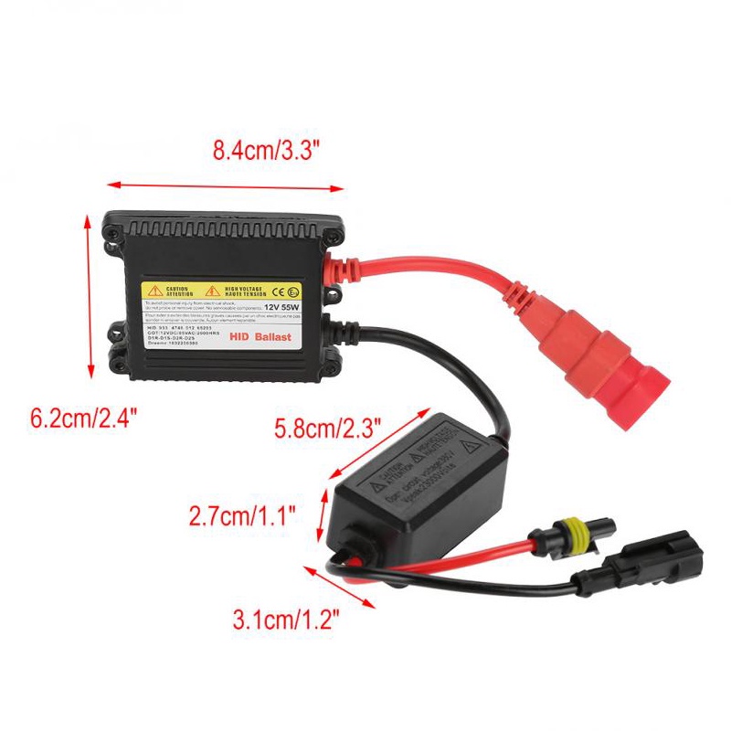 Balast Hid 35 Watt Standar / Balast Hid 35W Merk /Balash Balast Balas Hid 35 Wat Watt Universal/Balast HID Mobil Motor Balas 12V Projie Projector Lampu Universal Kit Aes Dc Xenon