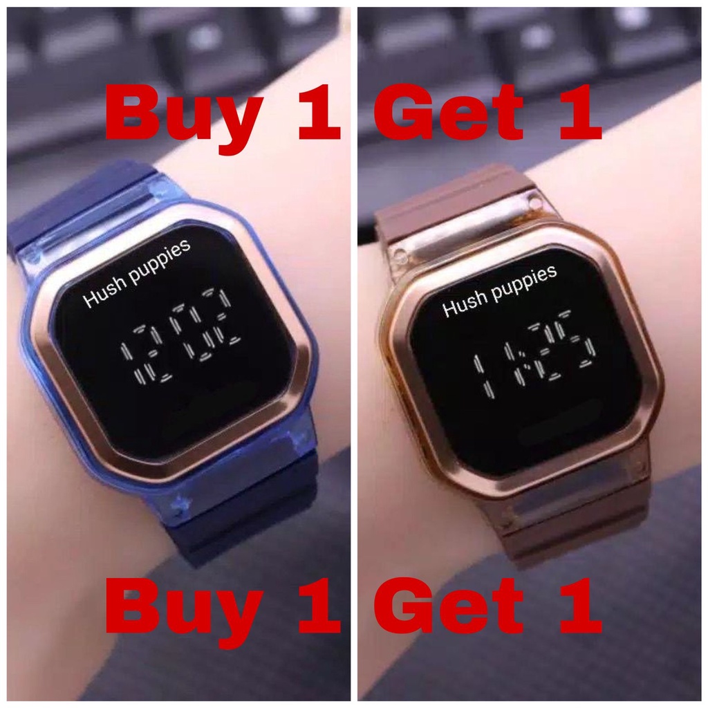 (KW) PROMOO!! BELI 1 GRATIS 1 JAM TANGAN COUPLE PASANGAN PRIA WANITA DIGITAL TOUCH SCREENN HP-40