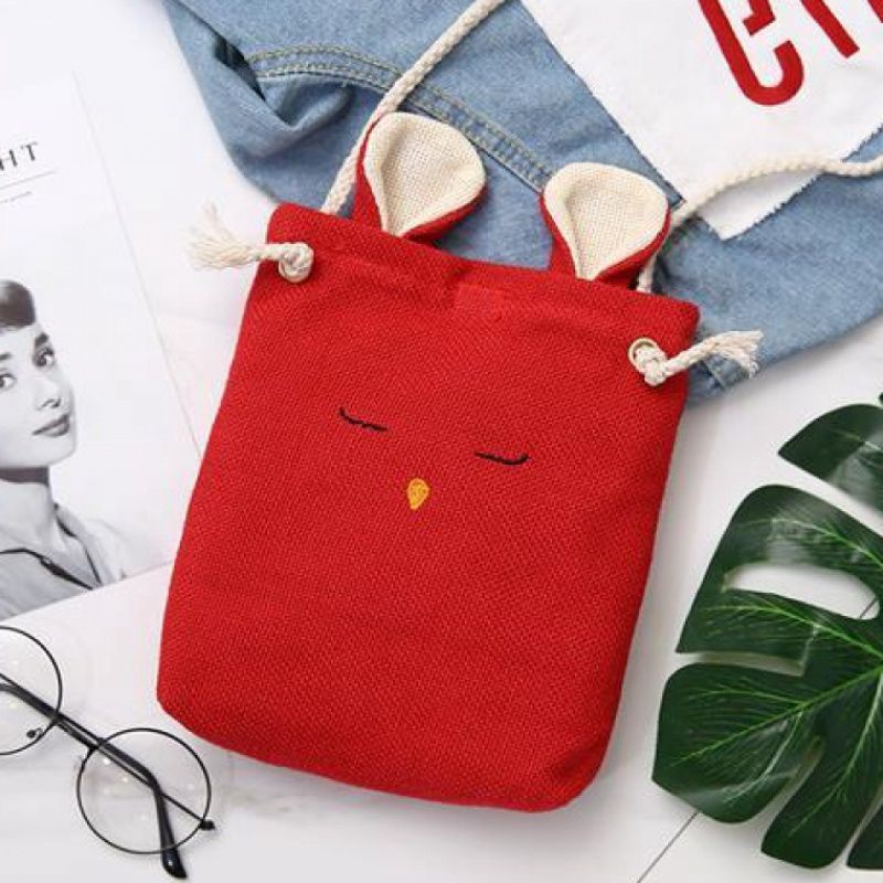 Tas Kanvas Emotion Tas Selempang Tas Mini Tas Fashion Wanita Sling Bag