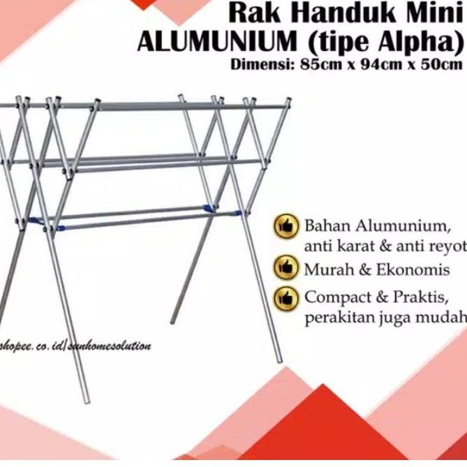 Harga Spesial JEMURAN ALUMUNIUM / JEMURAN BAJU ALUMUNIUM