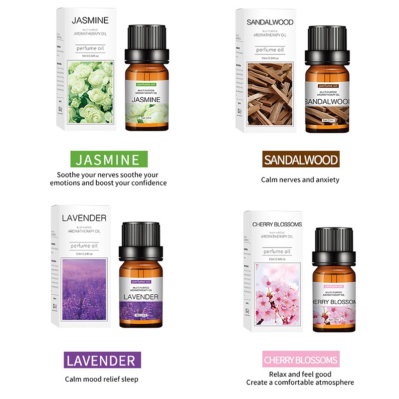 10ml Essential Oil Aromatherapy Humidifier Fragrance Diffuser Aromaterapi- Aromatherapy - untuk Diffuser humidifier mobil Portable pengharum ruangan Essential oil Difuser aromatherapy Reed hampers safe care