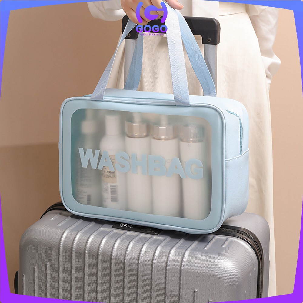 GOGO-T40 Tas WASHBAG Waterproof Pouch Travel Make Up Multifungsi / Tas Sabun Peralatan Mandi Traveling / Bag Organizer Tas Kosmetik Portable