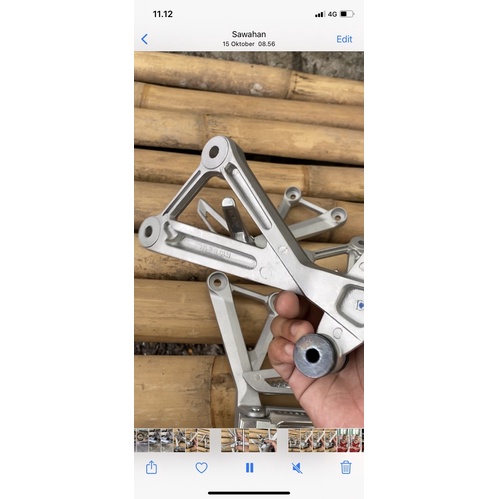 Postep k15 Postep footstep foot step belakang honda CBR150R CBR 150 R LED  K45 dan K15 original baru