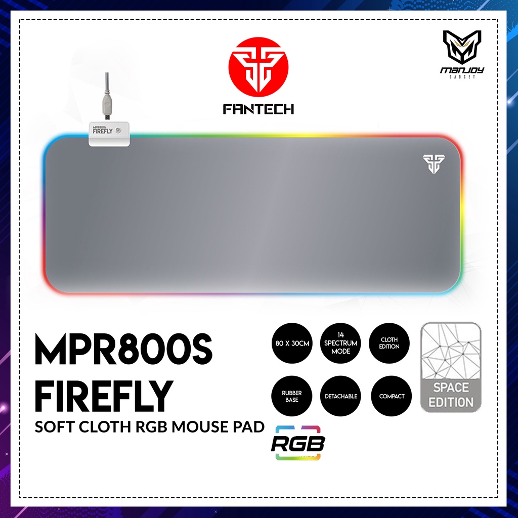 Mousepad Gaming Fantech FIREFLY MPR800S Mousepad Gaming