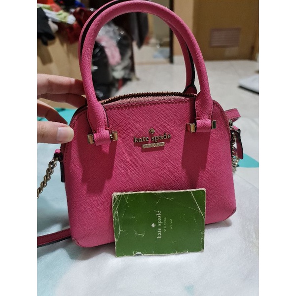 kate spade fuschia preloved