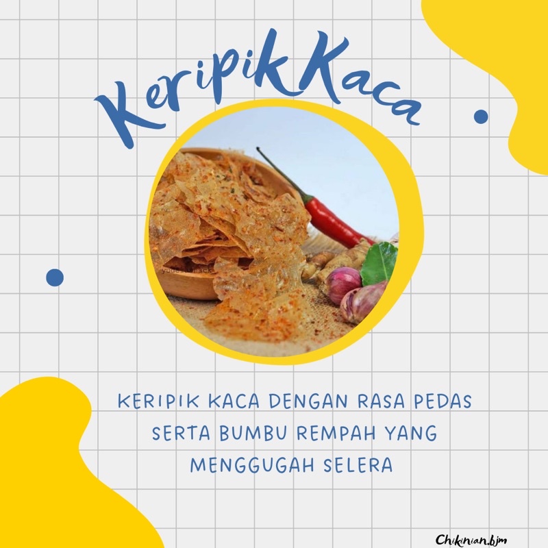 

[ READY STOCK SIAP KIRIM ]Keripik Kaca