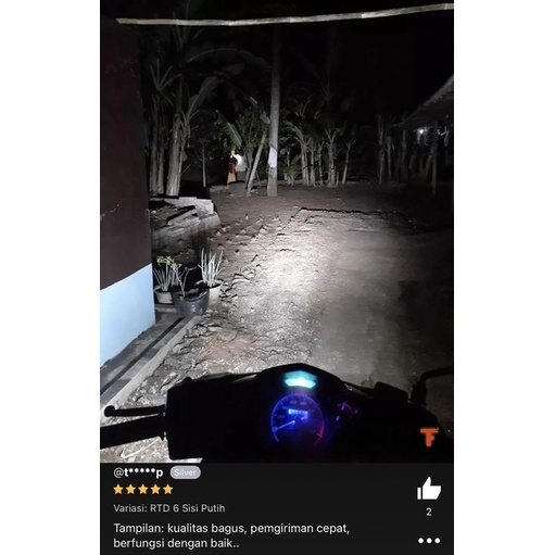 ORIGINAL Lampu Depan RTD M02D 35w 3 SISI 3 mata LED RAYTON HEAD LAMP ORI GARANSI