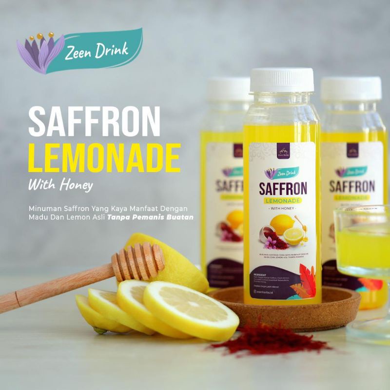 

SAFFRON DRINK LEMONADE ZEEN DRINK MINUMAN SAFFRON