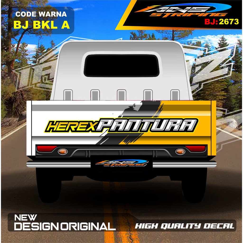 STICKER DECAL GRANMAX PICK UP / STIKER BAK BELAKANG GRANMAX / DECAL STICKER MOBIL GRANMAX