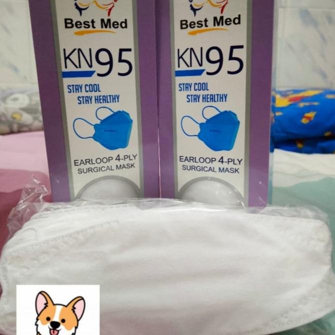 MASKER BESTMED KN95 EARLOOP 4ply isi 20pcs/Ready t-corgishop Ayo Beli