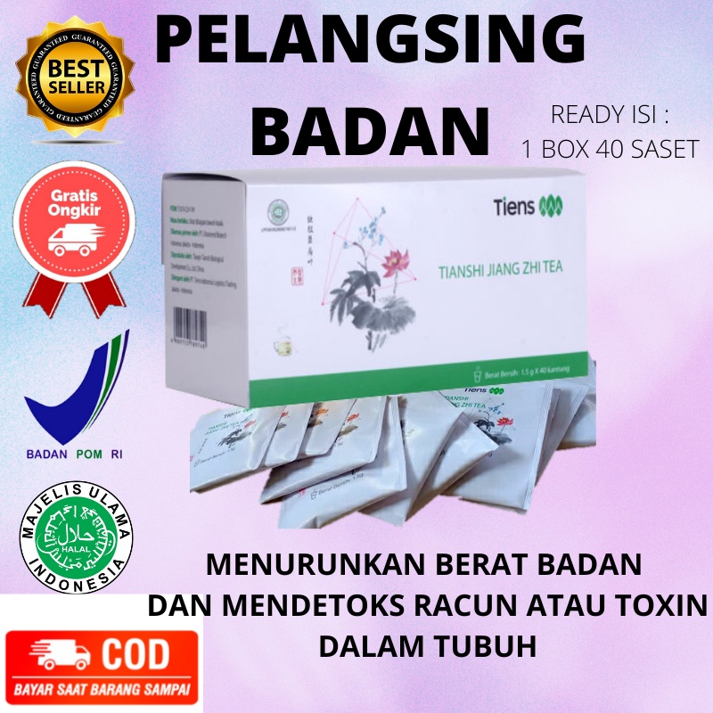 [TERLARIS] TIENS JIANG ZHI TEA | OBAT DIET HERBAL AMPUH | BISA COD