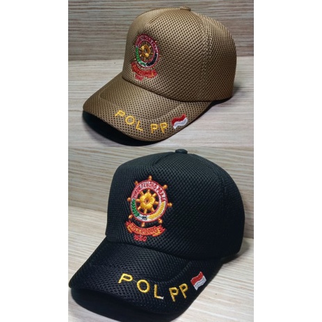 topi jaring pol pp, topi dinas, topi kerja