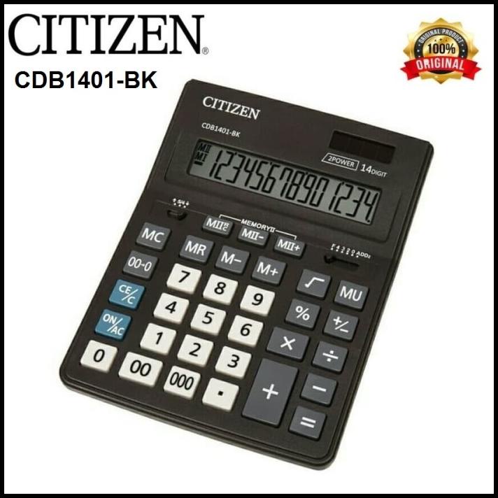 

Kalkulator Citizen Cdb1401-Bk Calculator 14 Digits
