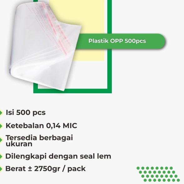 

PLASTIK OPP SEAL/ PLASTIK BENING SEAL MURAH (PER 500/1RIM) - 23X30