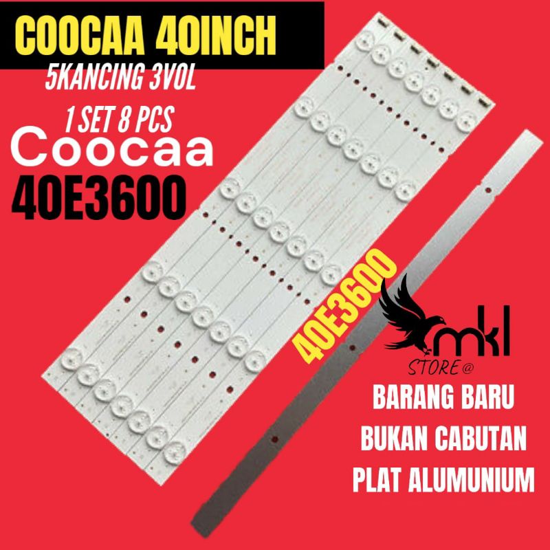 BACKLIGHT TV LED 40INCH COOCAA 40E3600 BACKLIGHT TV LED