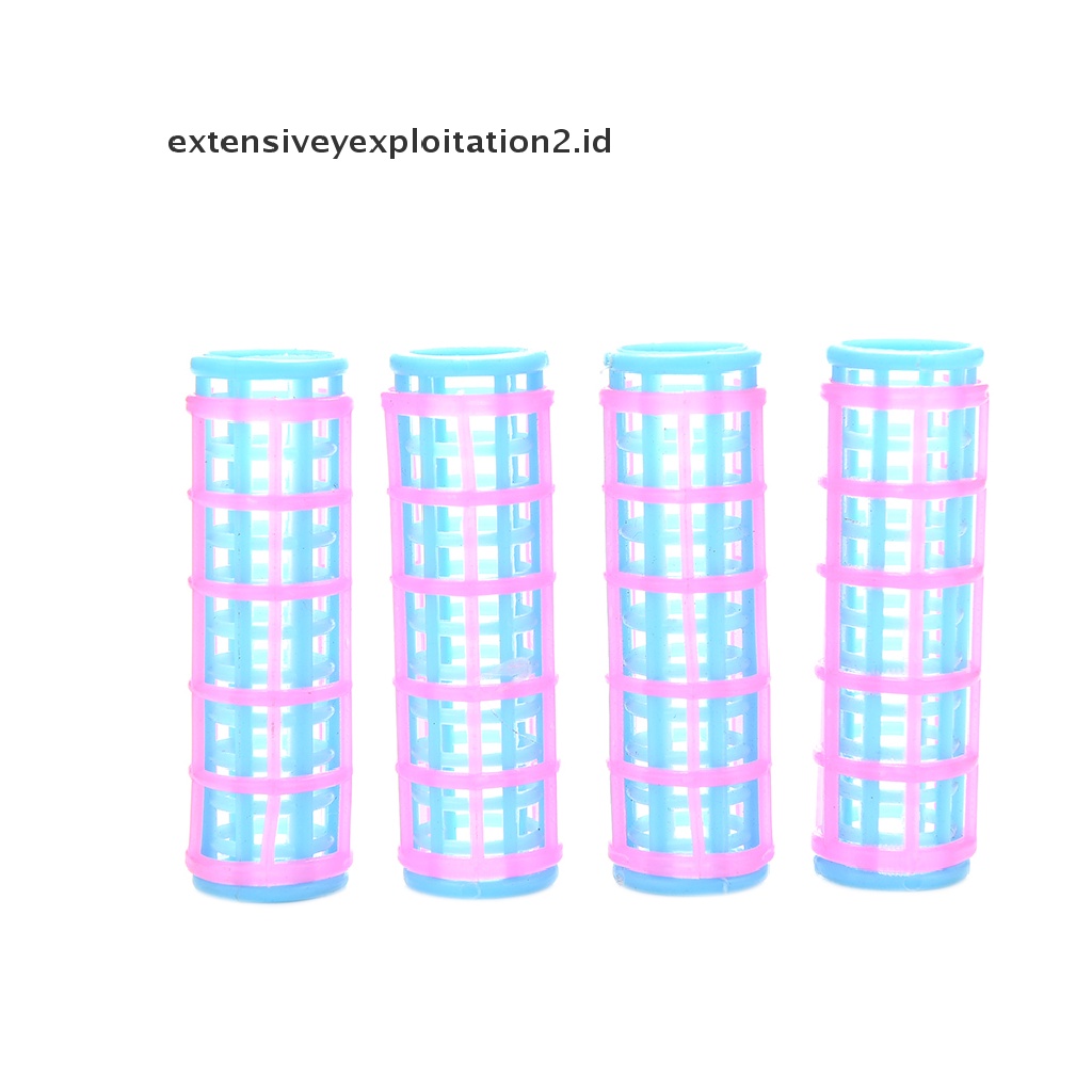 5 Pcs / lot Alat Pengeriting Rambut Warna Pink Dan Biru Untuk Boneka Barbie