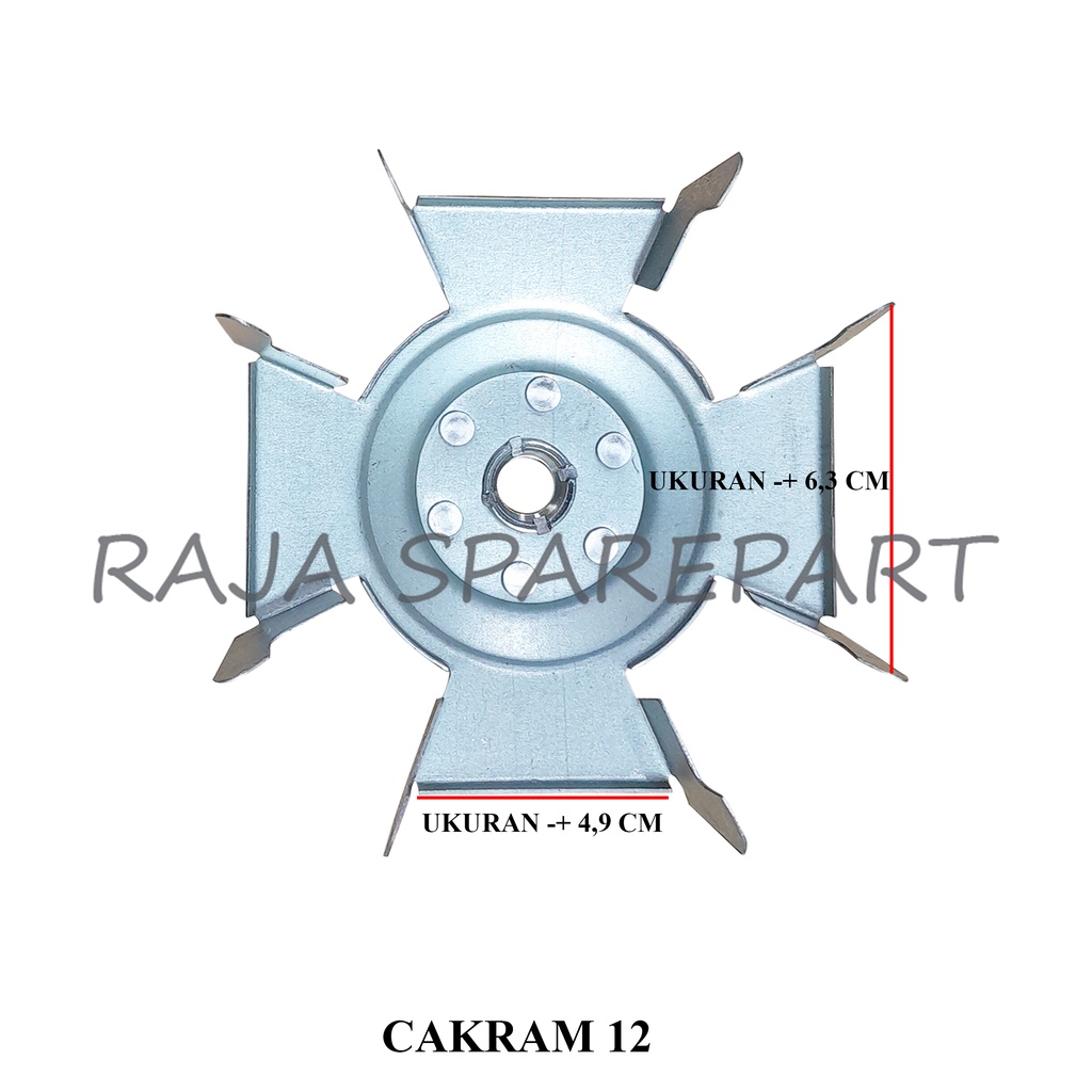 Cakram Pully Wash / Puli Motor Dinamo Pencuci Mesin Cuci AS 12MM (CK12)