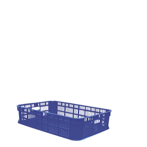 

60x40x13 Box Container Green Leaf 2212 L Keranjang Industri Rak Susun