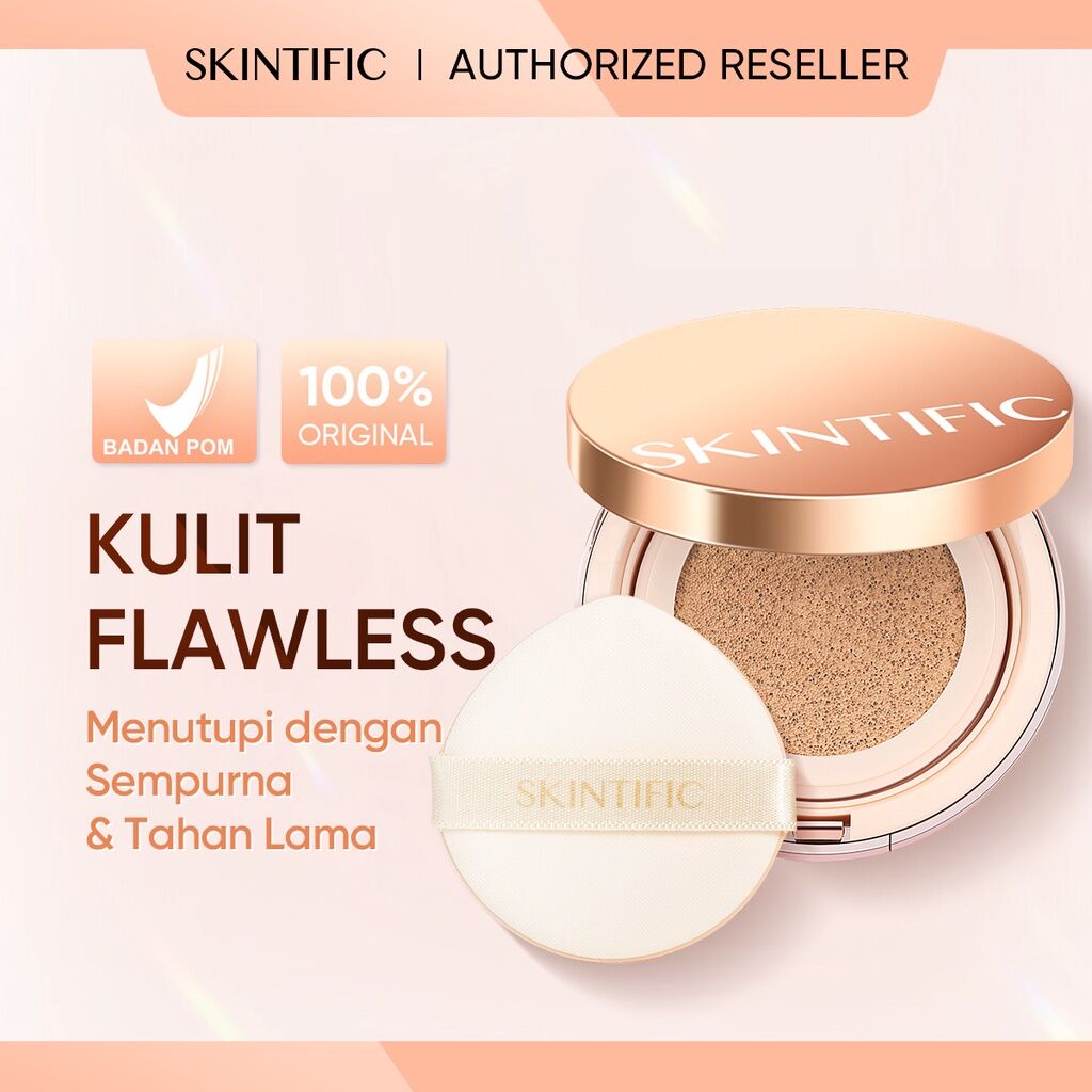 Jual Skintific Cover All Perfect Cushion High Coverage Poreless ...