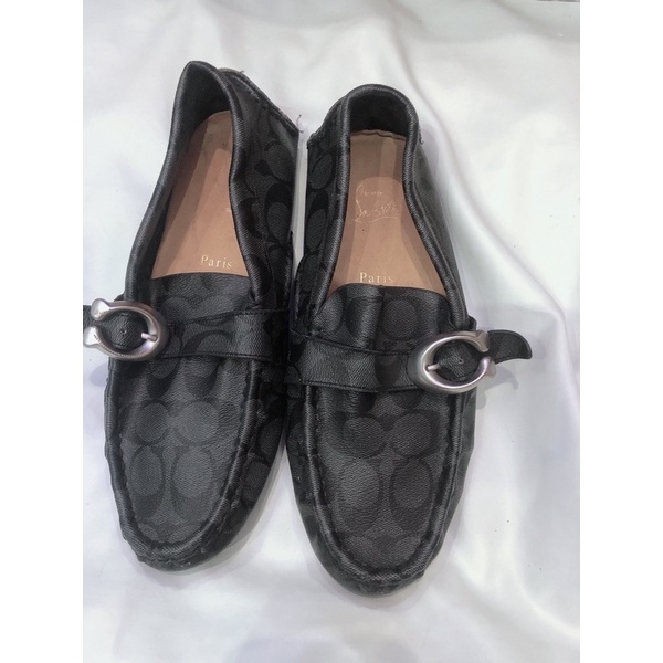 preloved sepatu coach slip on size 39-40