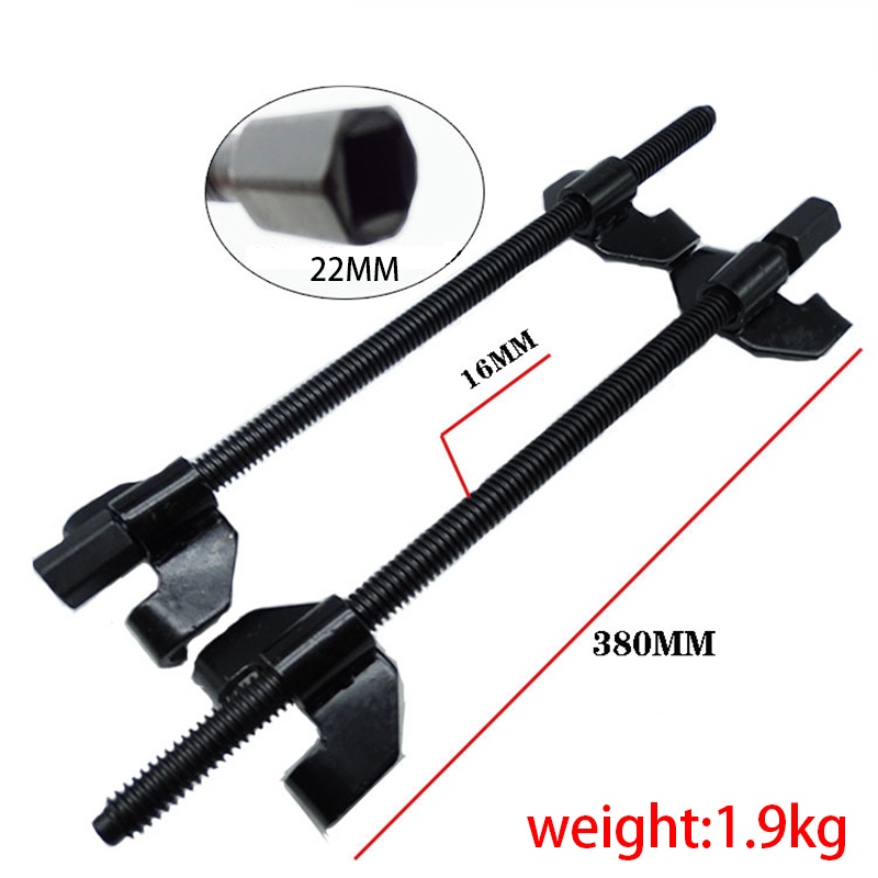 【2 PCS】Coil Spring Compressor Mobil/Shockbreaker Joint Puller/Pegas kejut Clamp/Treker Keong Mobil