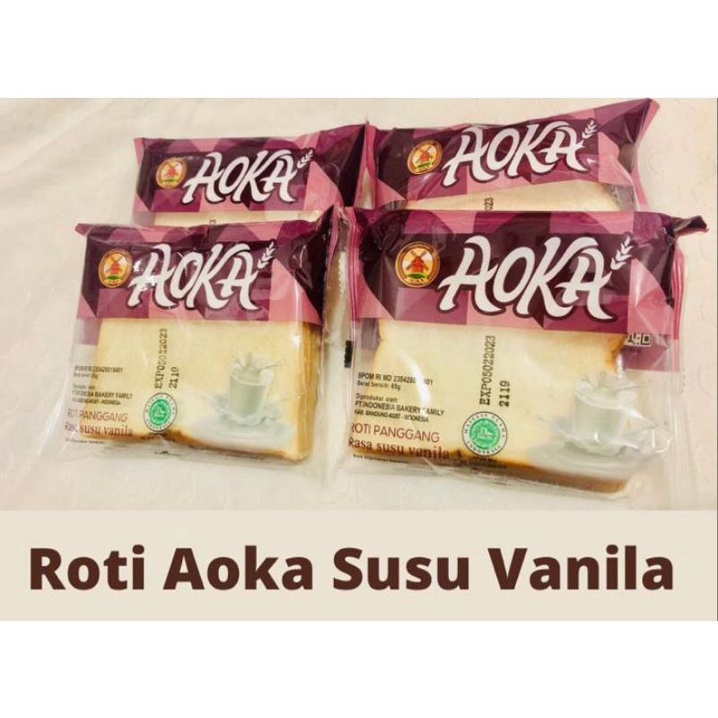 

AOKA Roti Panggang Rasa Susu Vanilla