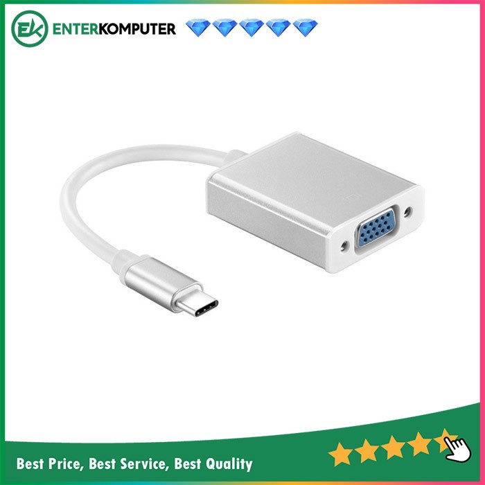 Connector / Konverter USB Type C To VGA Standard