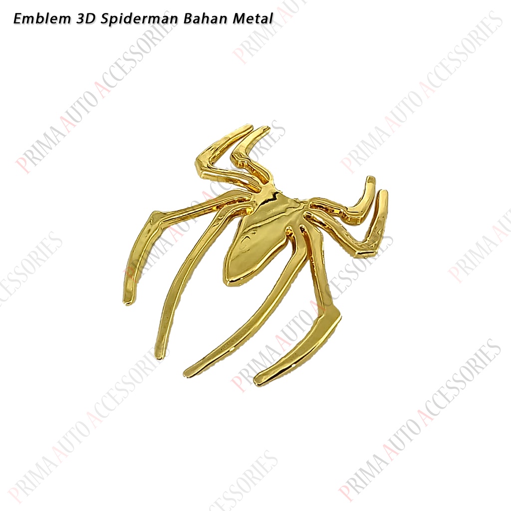 Emblem Super Hero 3D Spiderman Full Metal