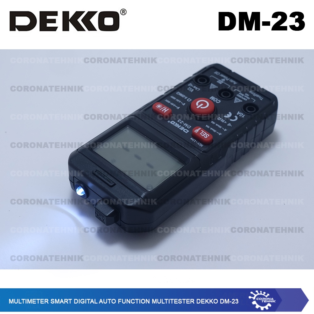 DM-23 - Multimeter Smart Digital Auto Function Multitester Dekko