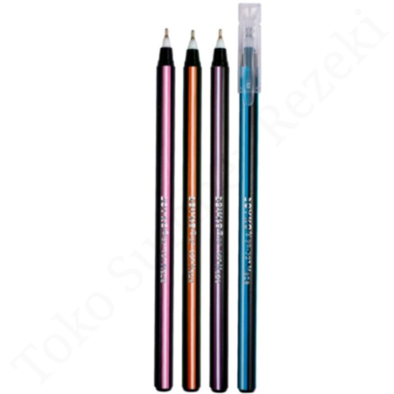 

Pen Tinta Hitam Ballpoint Ink Black Pena Pulpen Warna Warni