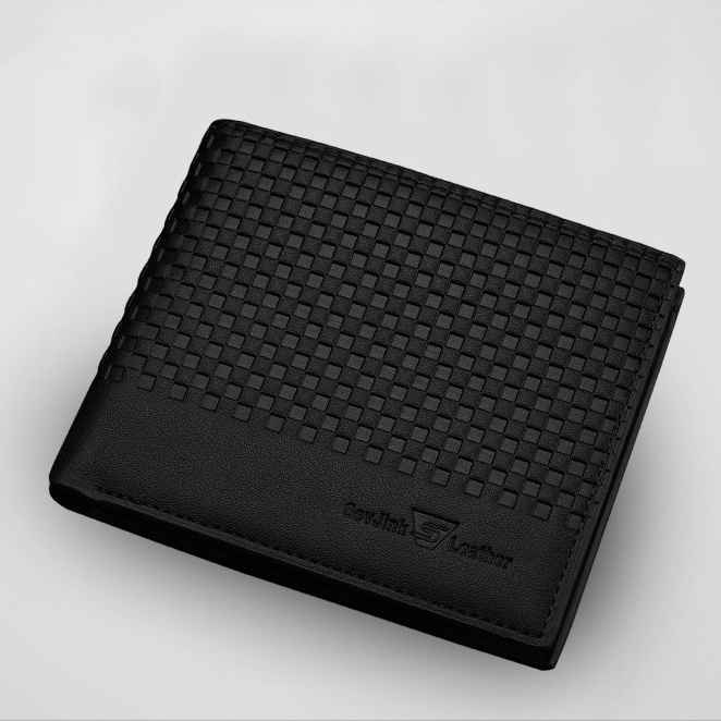 DOMPET LIPAT PRIA KULIT SIMPLE WA605B5 DEWASA REMAJA PREMIUM HITAM RAPTURO KECIL COWOK KEREN KARTU KOIN PENDEK LAKI DISTRO MURAH KEKINIAN TERBARU BRANDED BATAM