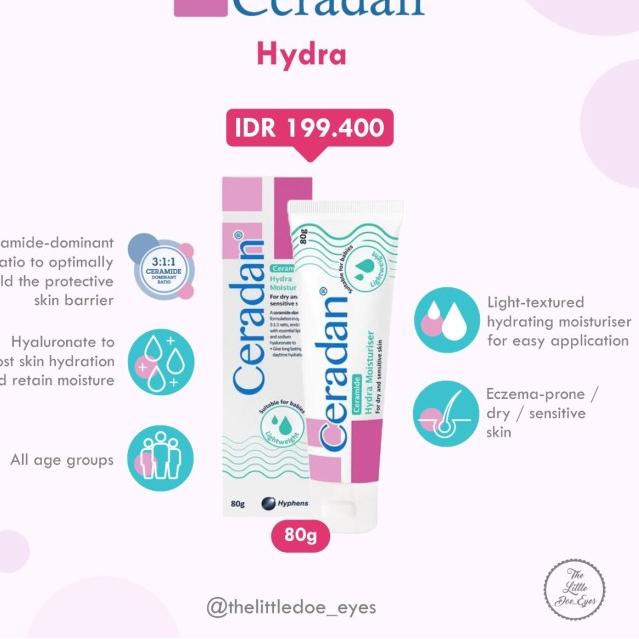 Ceradan cream / advanced cream/ ceradan barrier cream 30gr 80gr 150gr - Skin barrier 30