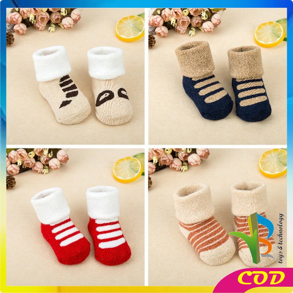 RB-P4 Kaos Kaki Anak Bayi Lucu Bahan Katun Kaus Kaki Prewalker Fashion Bayi Unisex Murah Import