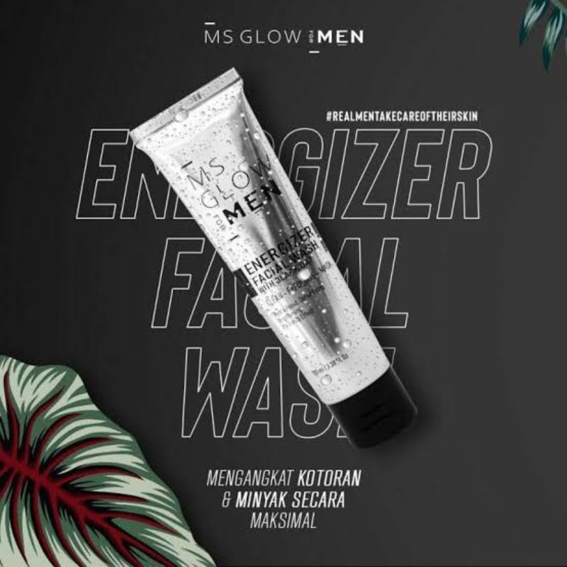 FACIAL WASH MEN MS GLOW // ENERGIZER FACIAL WASH MEN