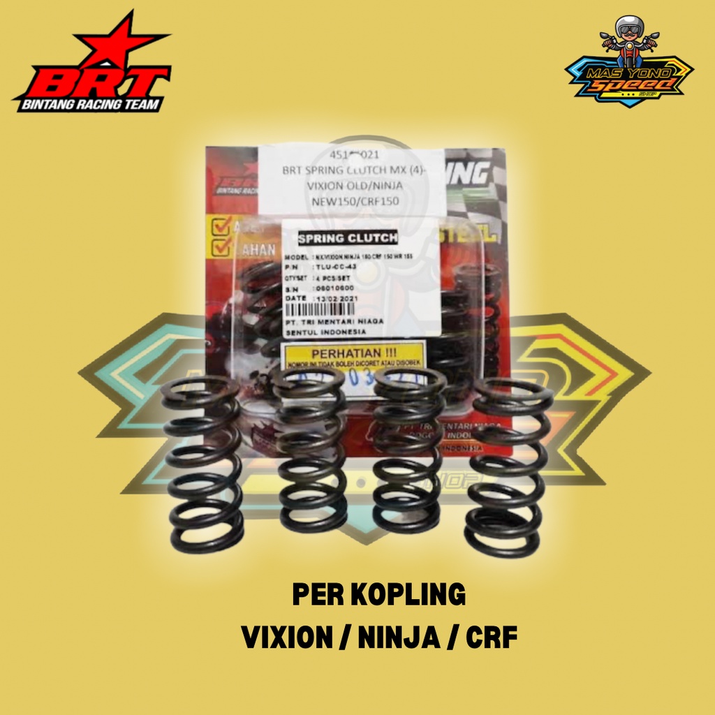 BRT Per Kopling Per Klep Spring Clutch Jupi MX Vixion Old Ninja New 150 CRF 150 Original