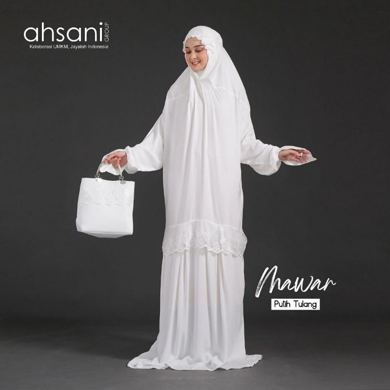 Mukena Terusan A.20 Mawar ORI By Ahsani