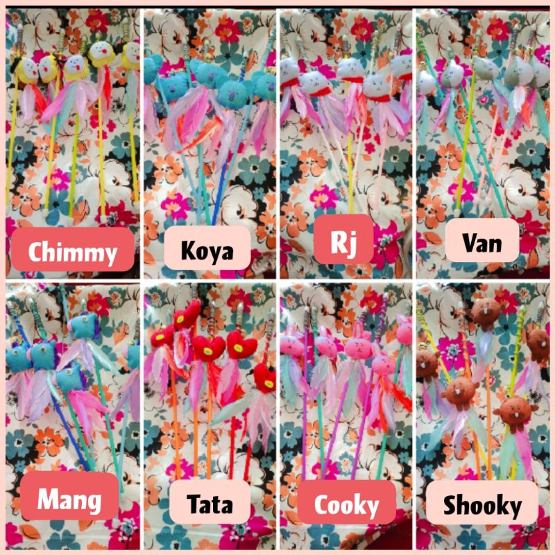 MAINAN KUCING interaktif tongkat stick toys  per spring bola bulu mainan tikus dan pets toys lengkap