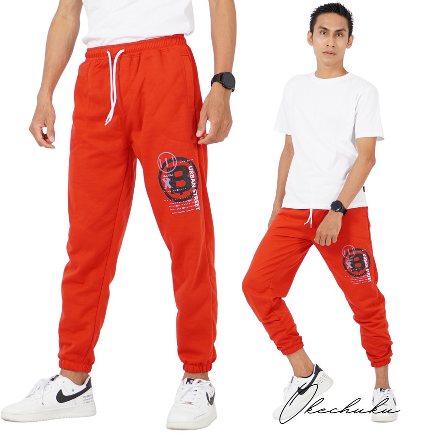 Celana Training Pria Jogger  Pants dewasa keren jumbo levis pria original D6T3 standar chino regular