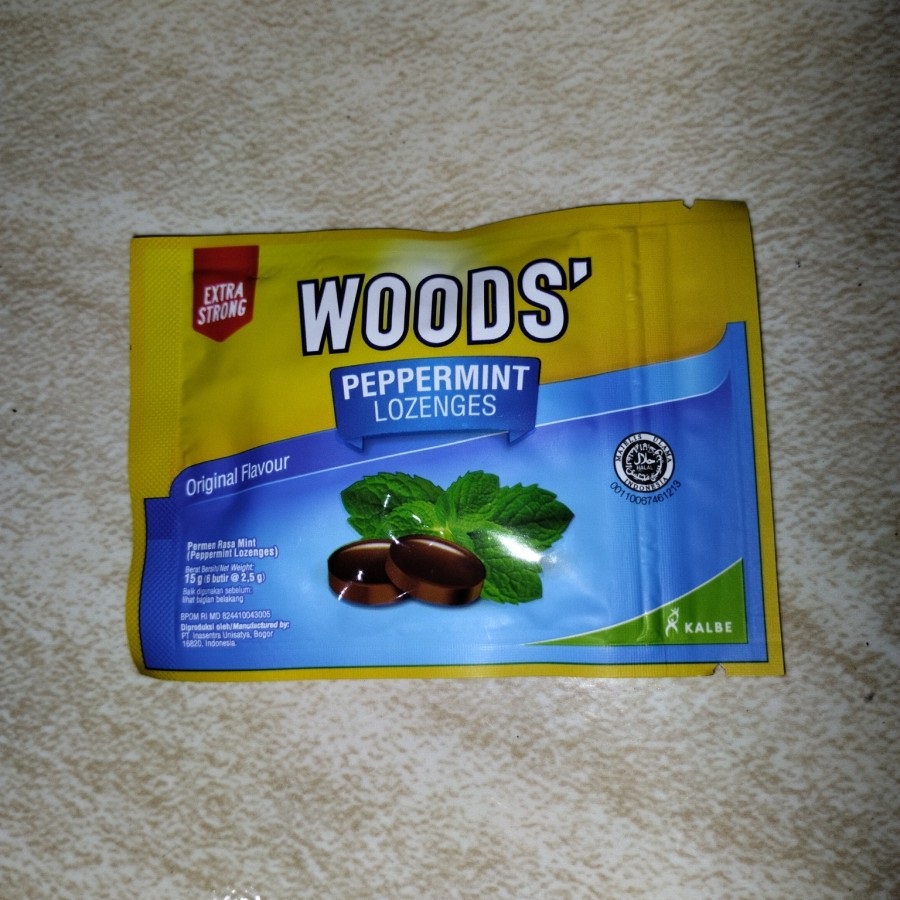 

Permen Woods Peppermint - 1 pcs (isi 6 butir)