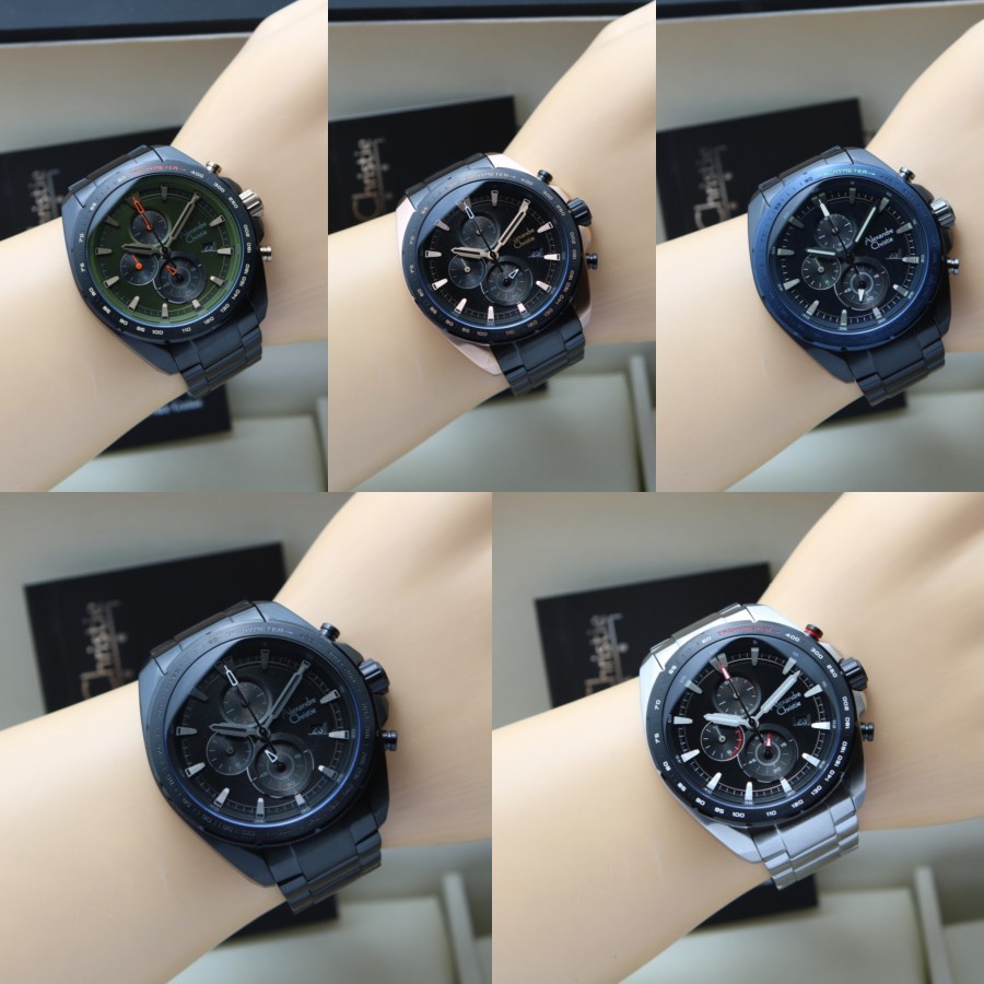 JAM TANGAN PRIA ALEXANDRE CHRISTIE AC 6652 AC6652 STAINLESS ORIGINAL