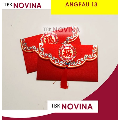 ANGPAO IMLEK PREMIUM GLITER / RED POCKET CHINESE NEW YEAR / ANGPAU SINCIA