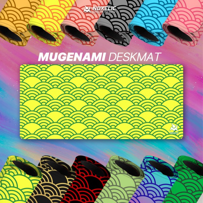 Noxelic MUGENAMI Gaming Mousepad Deskmat - Desk Mat Alas Mouse Pads