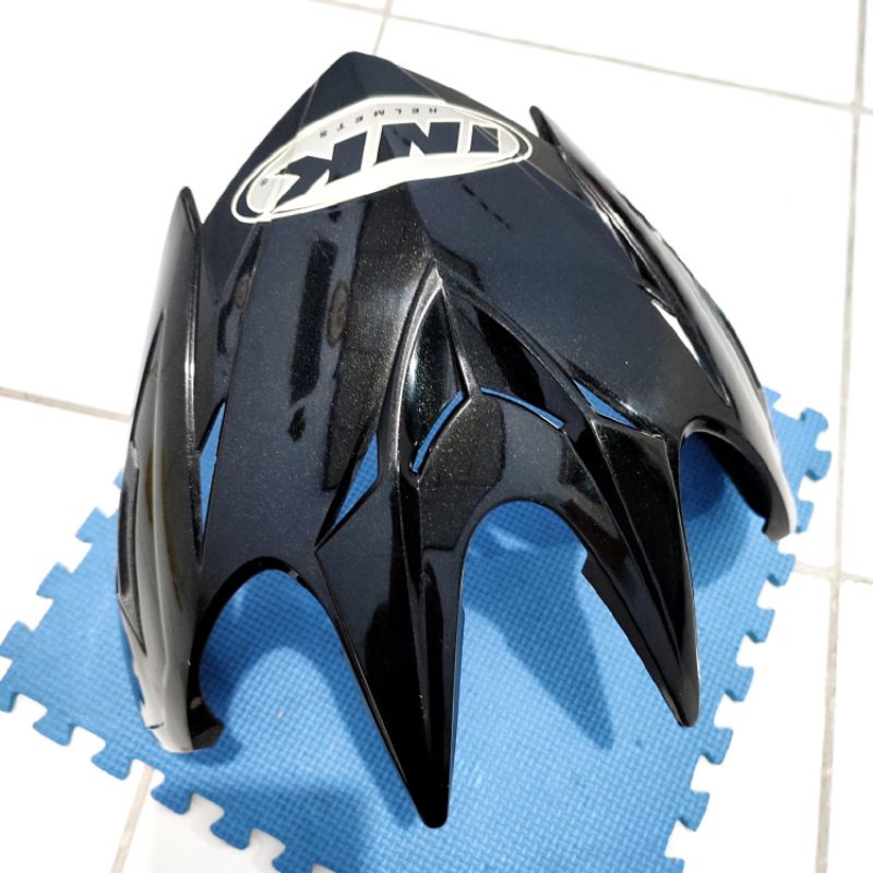 PET Topi Capil Helm INK T1 double visor Hitam Bekas ORIGINAL Copotan