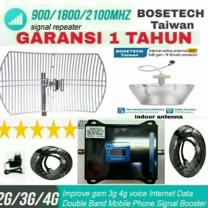 Boosters Signal Hp Triband Repeater Gsm Sinyal Bosetech Bt-9234Hq Ori
