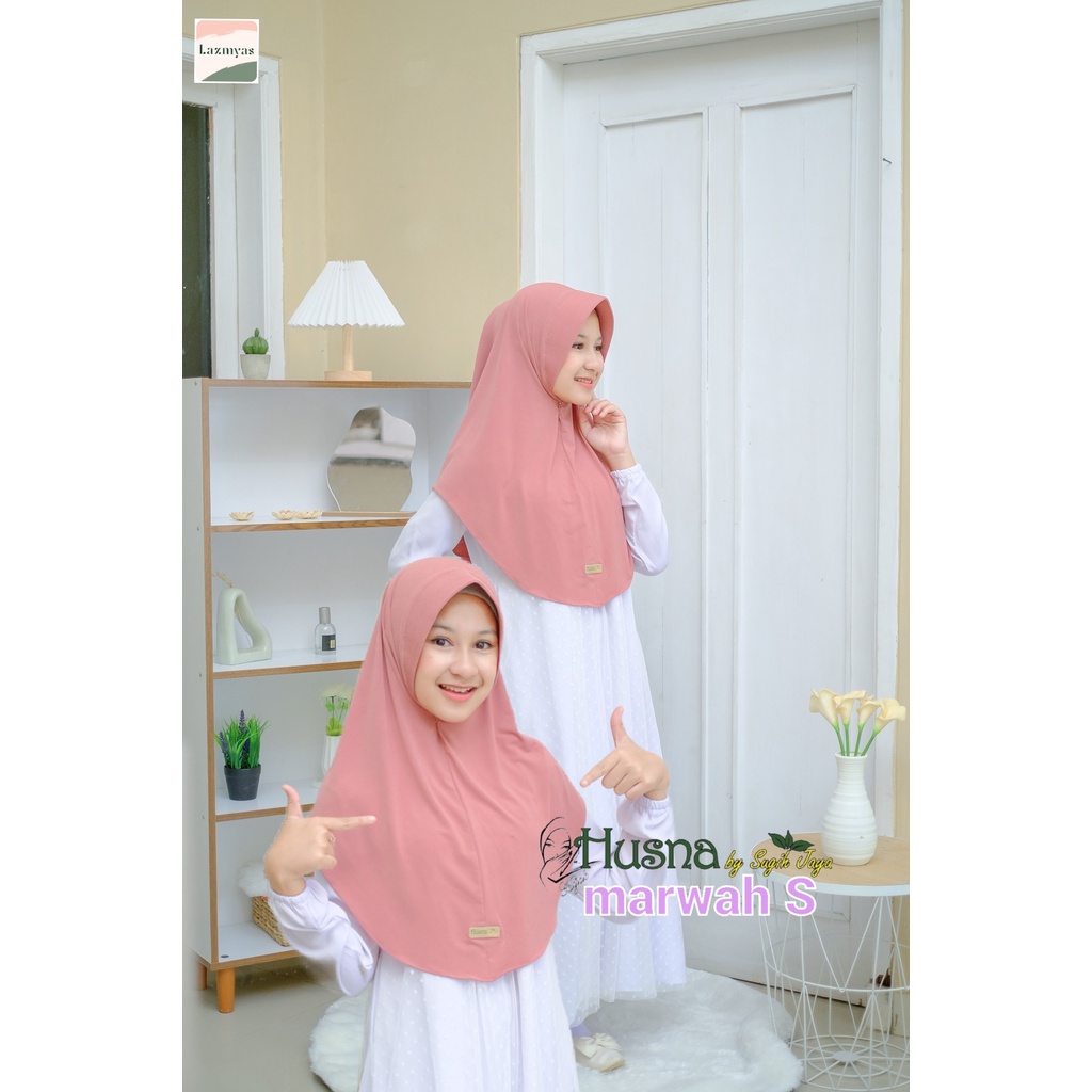 Husna Hijab Pet Marwah Size S Jersy Zara Premium