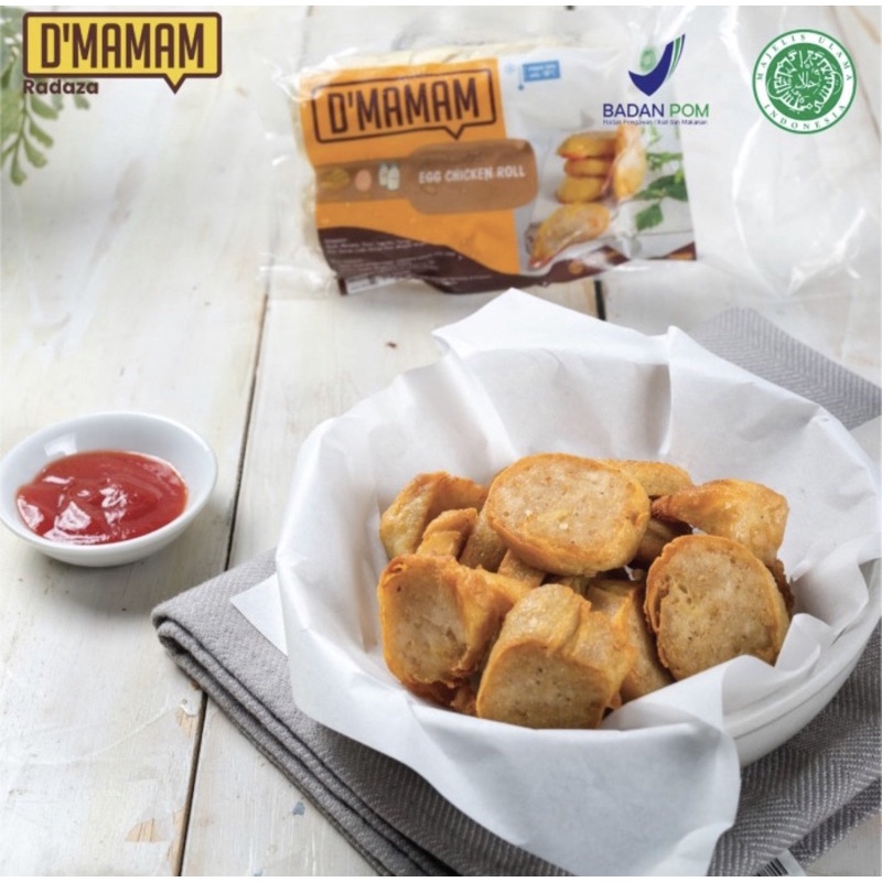 

Dmamam Egg Chicken Roll, No MSG, HALAL, BPOM 250gr