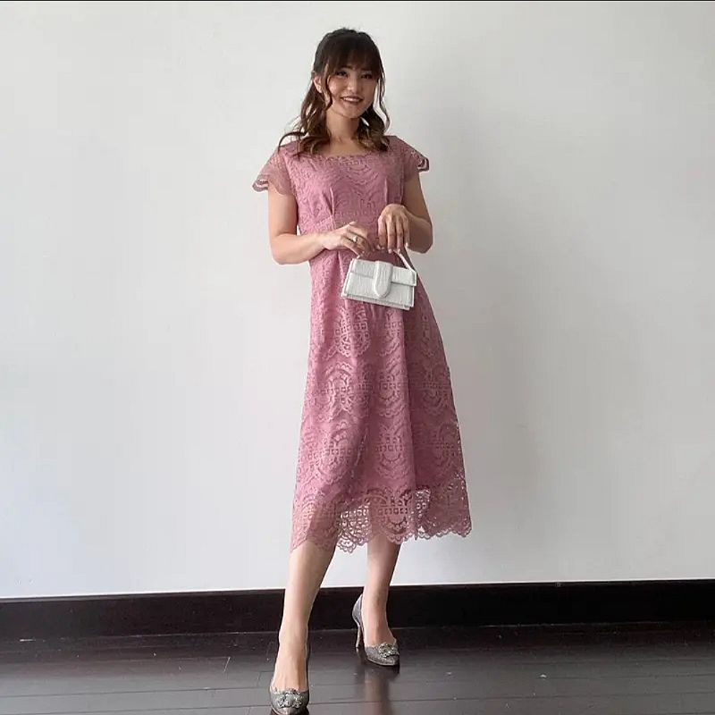 HYEON DRESS BROCADE IMPORT