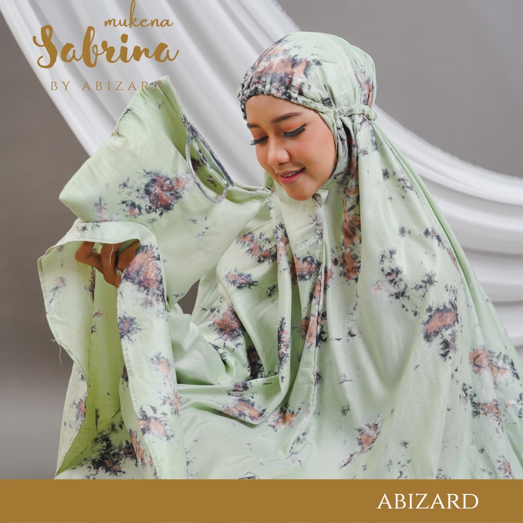 Abizard Mukena Dewasa Rayon SABRINA Ukuran Standard